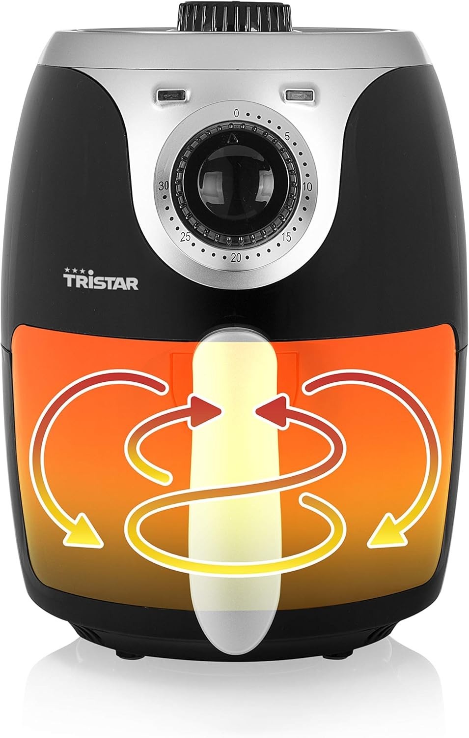 Mini Air Fryer 2L | Compact 1000W, Touch Temp Control, Low-Oil, Bake Fry Roast