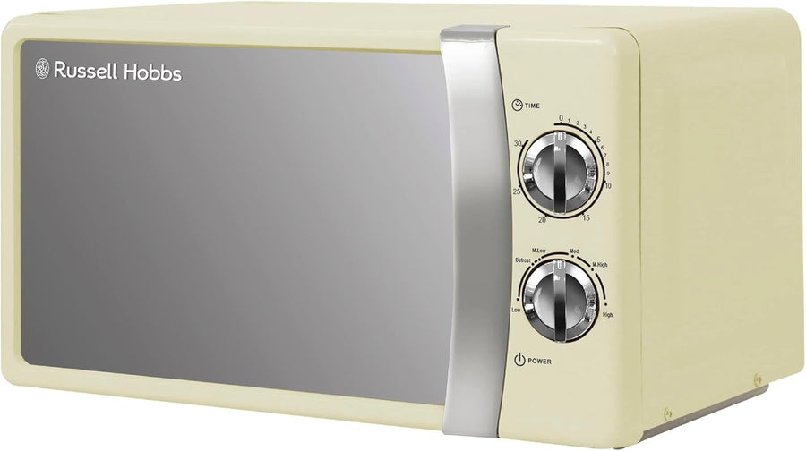 17L 700W Manual Microwave Oven 5 Power Levels Timer Defrost Kitchen