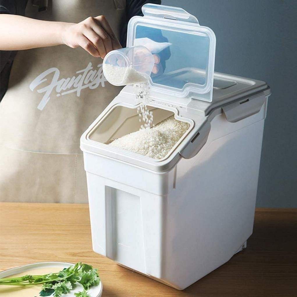 10KG Airtight Rice Cereal Storage Container Moistureproof Grain Bin