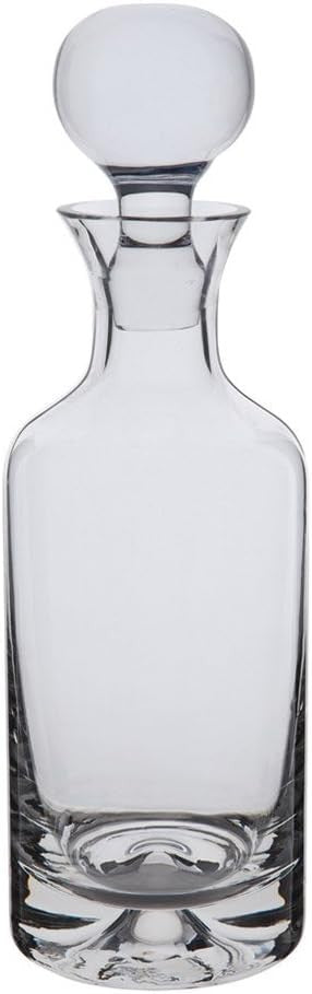 Luxury Crystal Whisky Decanter 750ml Elegant Dimple Cut Glass Bar Bottle