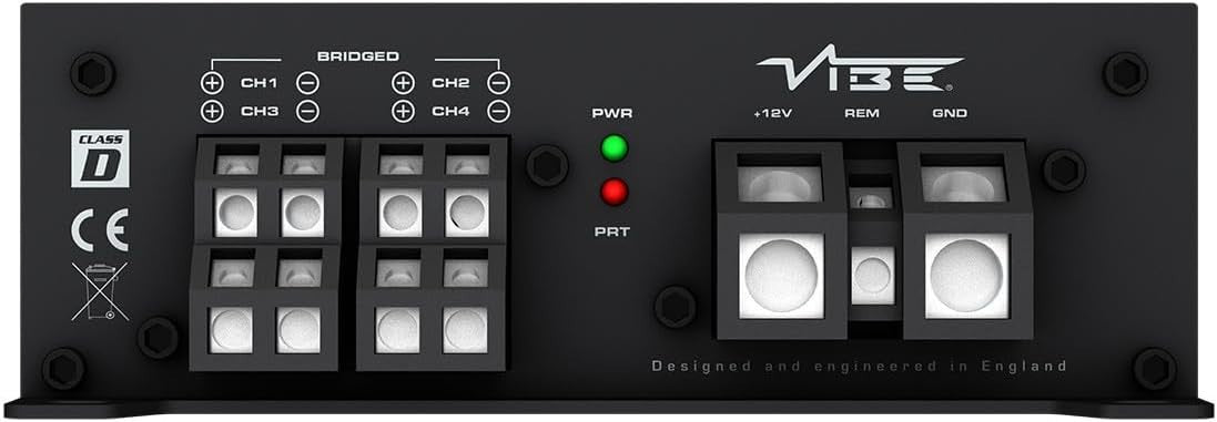 POWERBOX150.4M-V0 4-Channel Class D Amplifier with Bass Remote