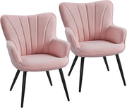 Beige Tub Chair Upholstered Accent Armchair with High Back Comfort