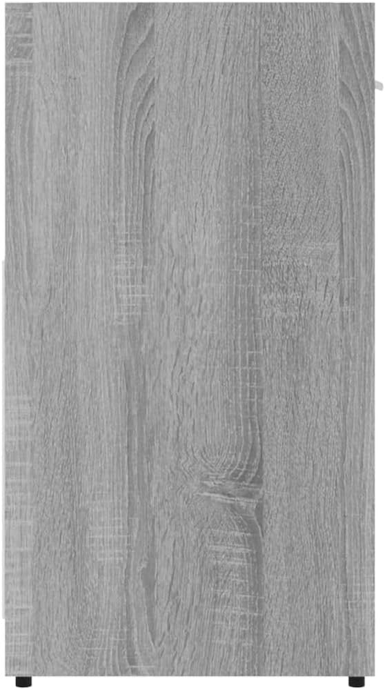 Grey Oak Under Sink Bathroom Cabinet – 2 Door Storage Unit 60cm Floor Standing