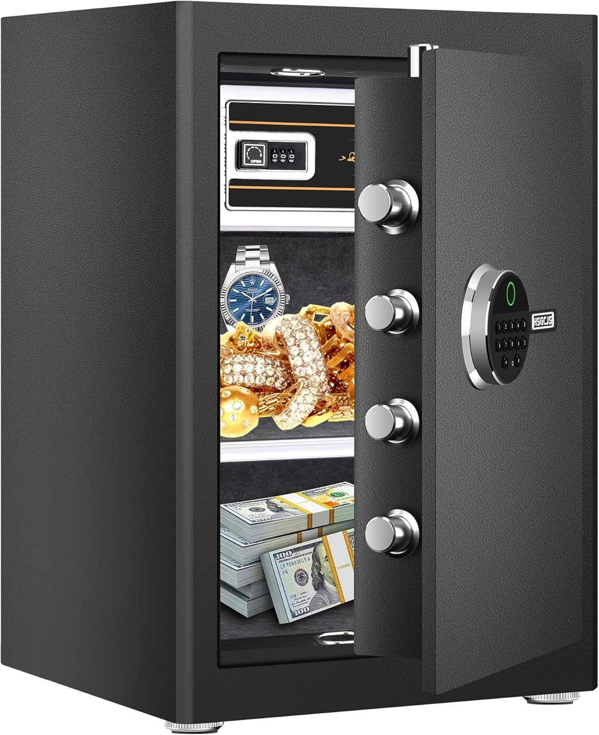Large Biometric Fingerprint Safe 85L Digital Keypad Home Security