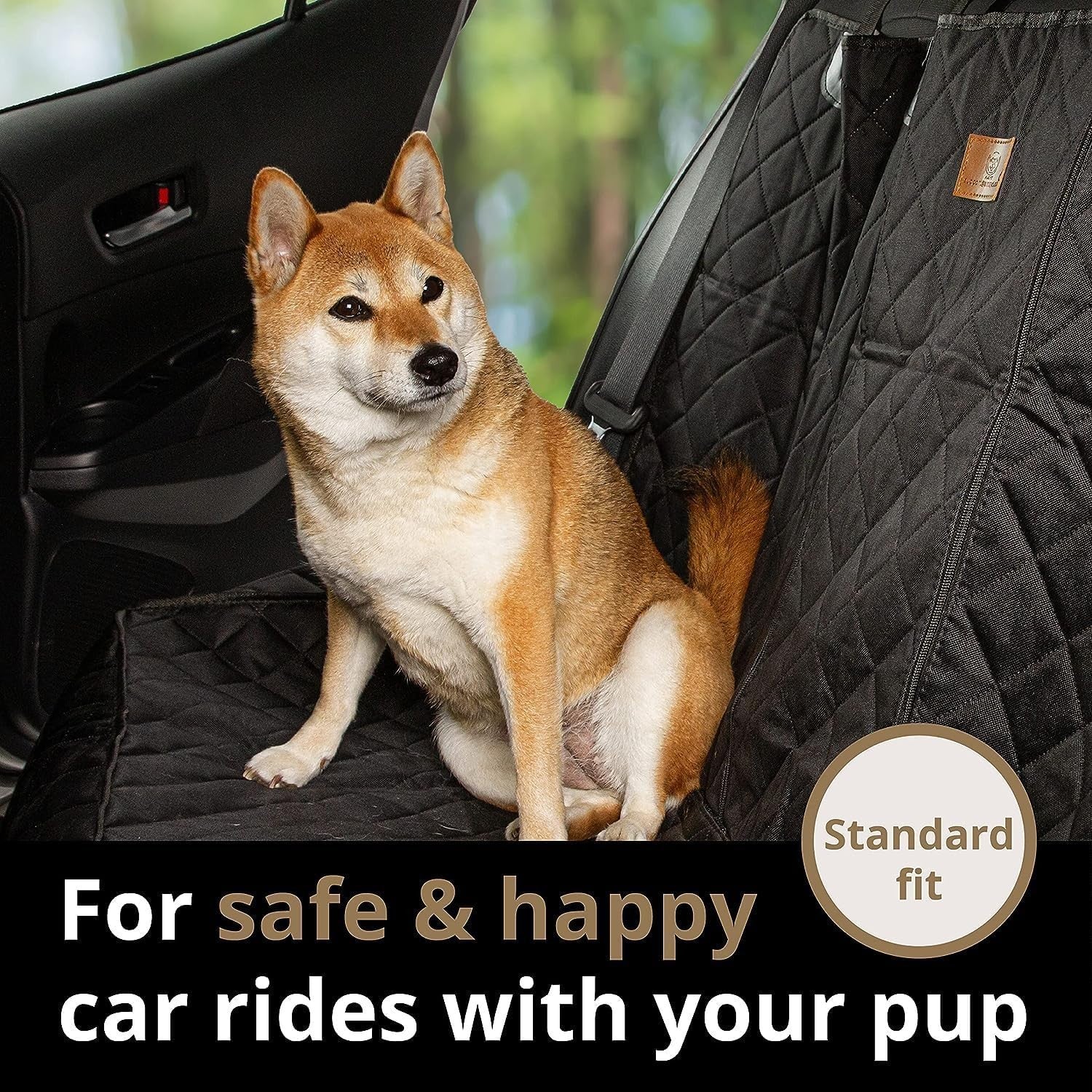 Waterproof Dog Car Seat Cover Non Slip Scratch Proof Back Seat Protector