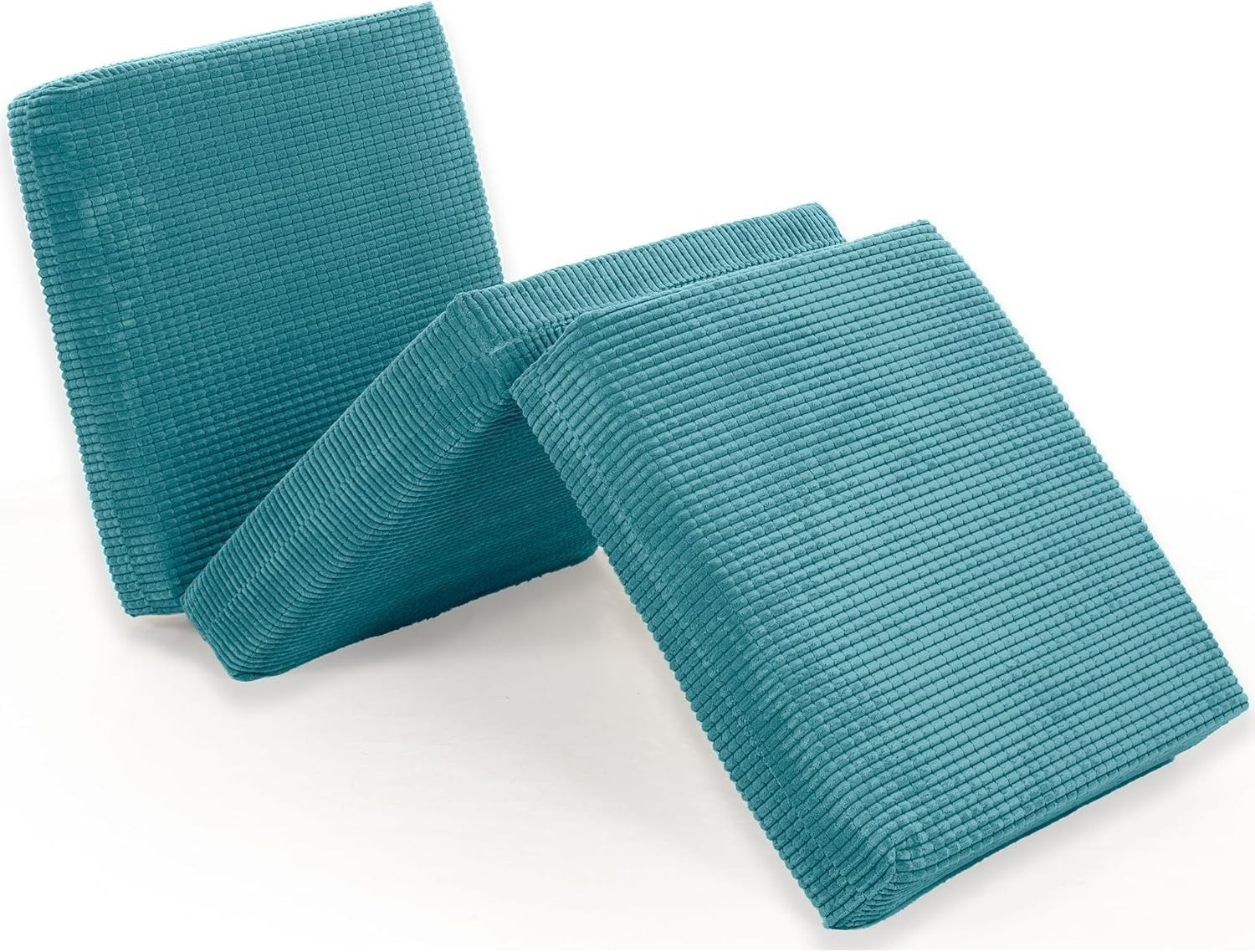 Z Bed Chair Futon Mattress Teal Fold Out Single Sofa Bed Footstool Seat