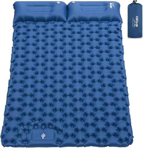 Ultralight Inflatable Camping Sleeping Mat w/ Built-in Foot Pump