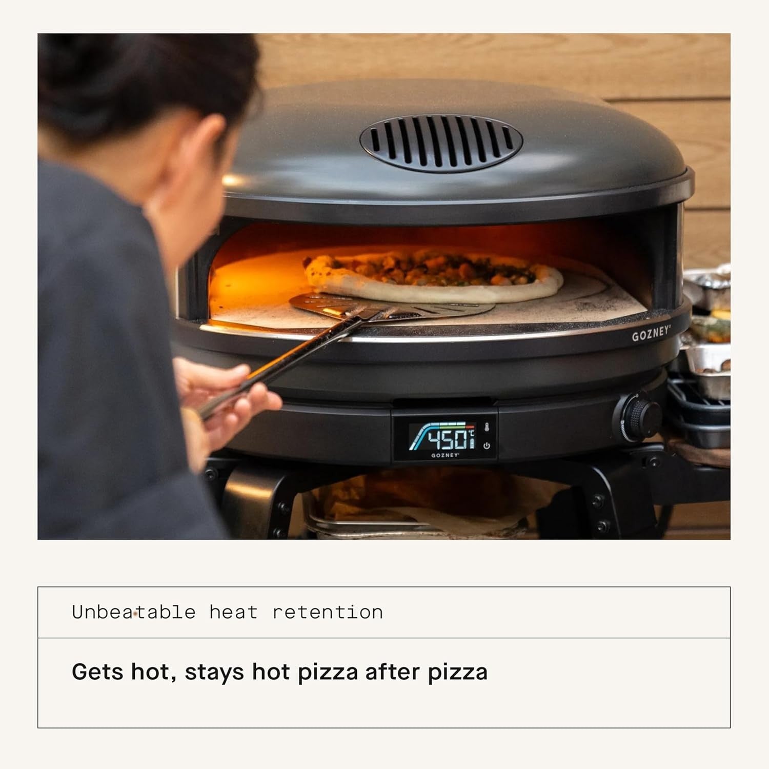 Gas Outdoor Pizza Oven 16” XL | 500°C Rapid Heat | Premium Stone-Baked Grill