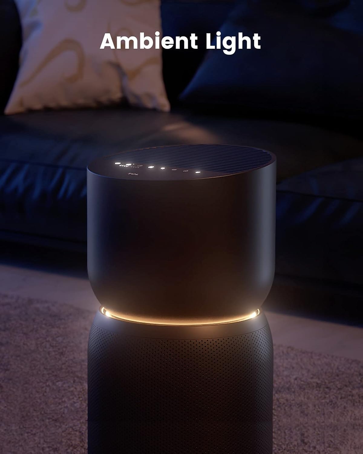Smart Air Purifier True HEPA H13 5-Stage Filtration Ultra Quiet Tower