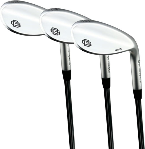 Forged Golf Wedge Set 52 56 60 Degree Milled Face Max Spin Right Hand