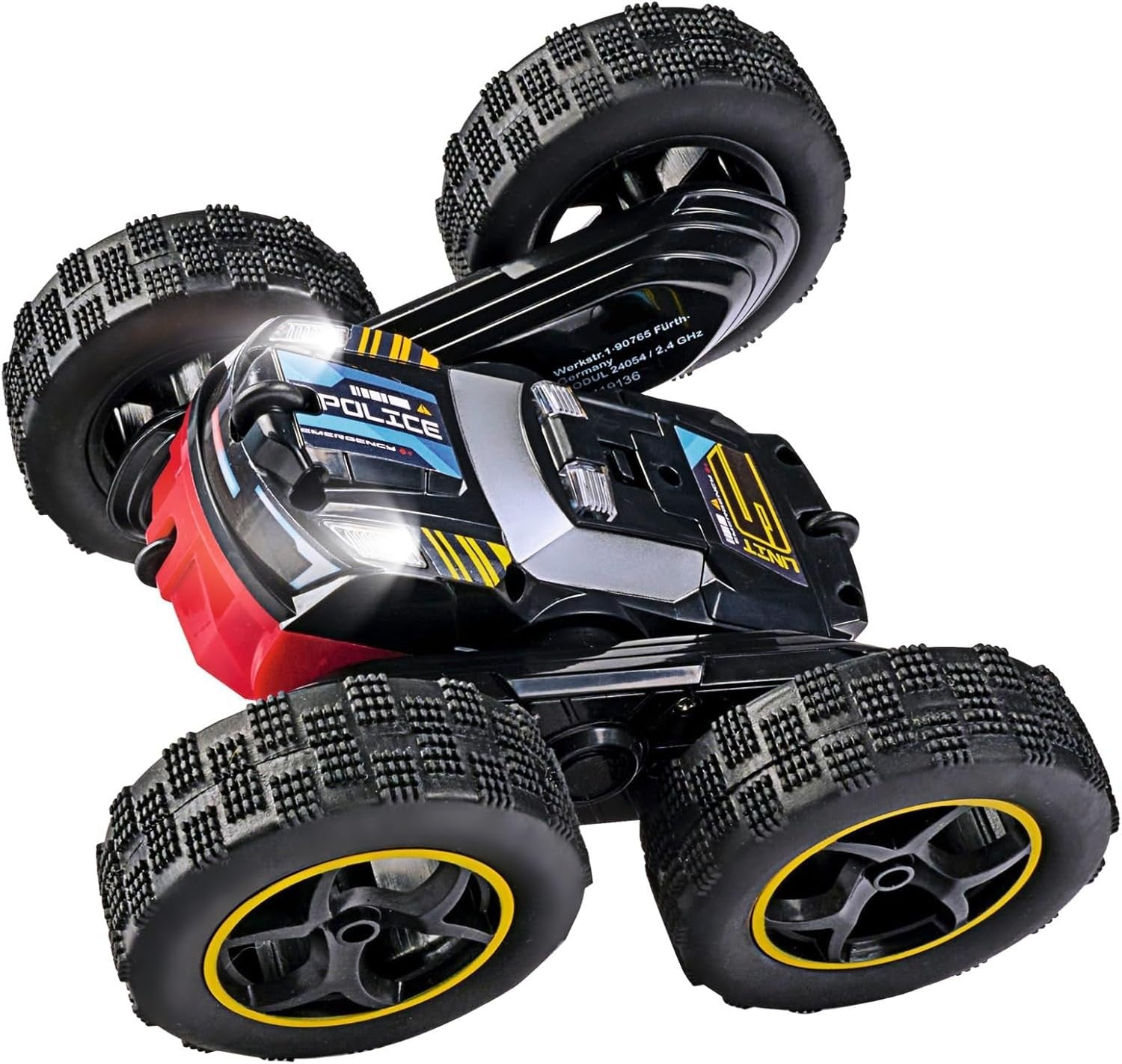 RC Tumbling Flippy Stunt Car for Kids 6+, 2-in-1 Flips w/ 180° Rotation