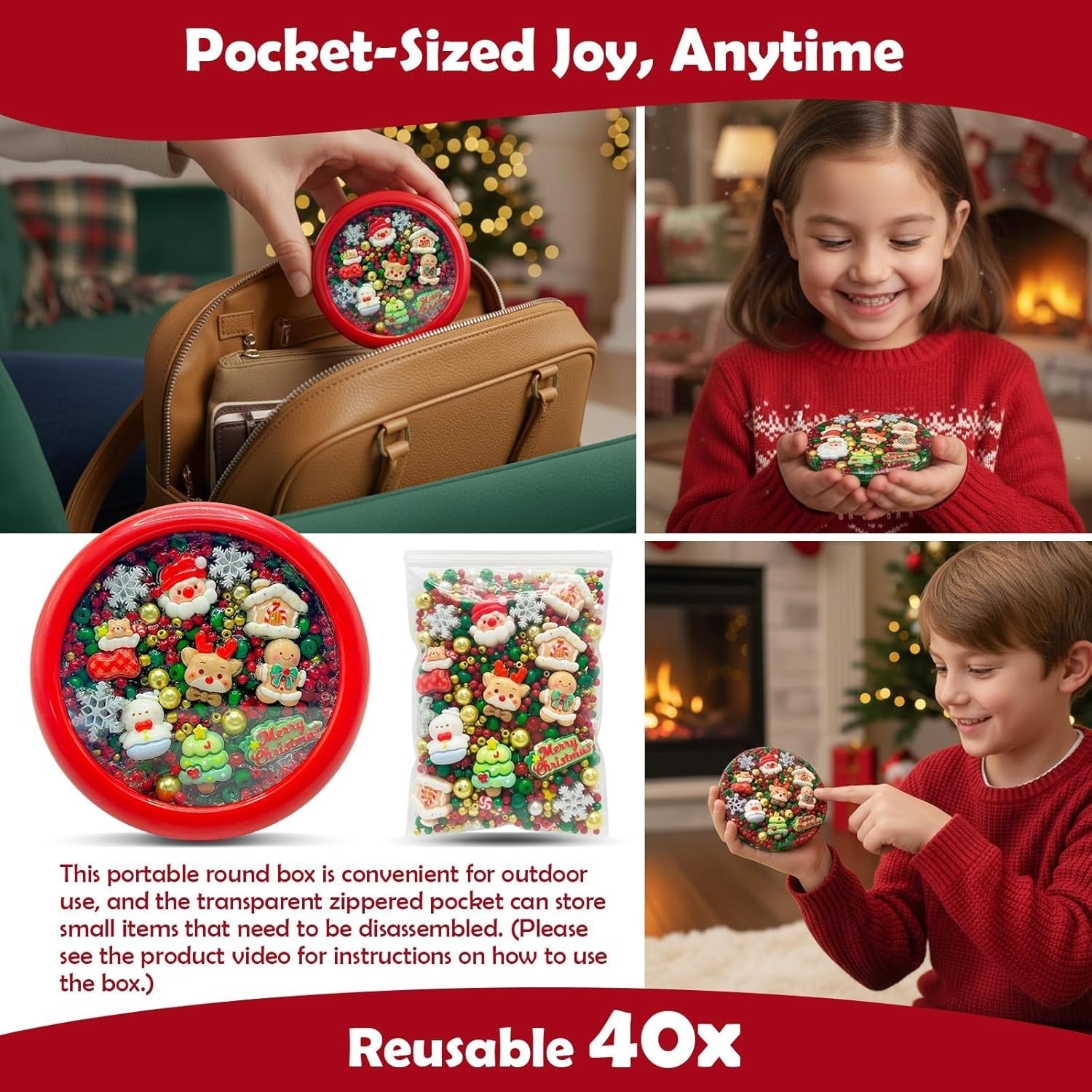 Reusable Picky Fidget Pad Skin Picking Anxiety Relief Sensory Toy