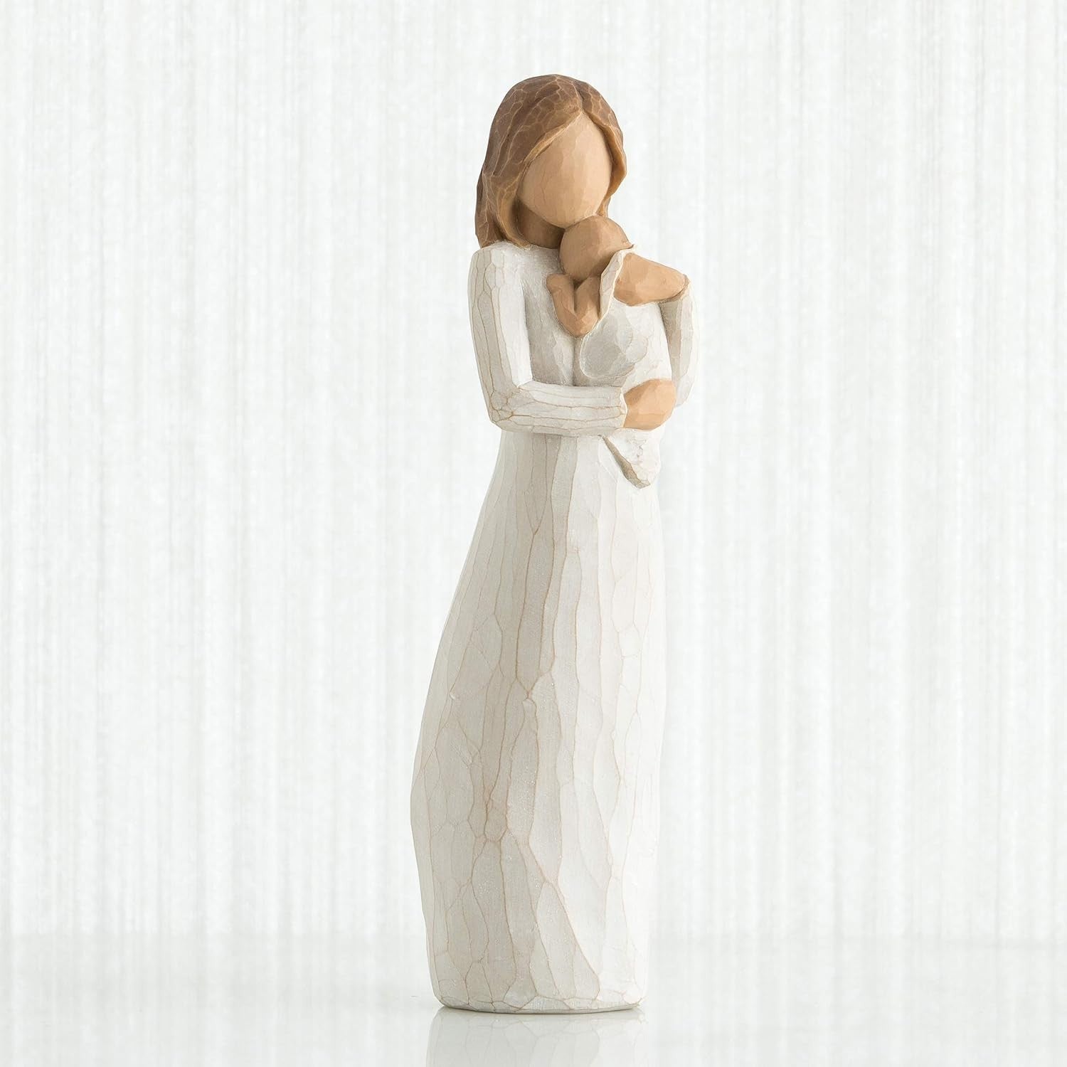Mother & Baby Figurine Resin Sculpture Gift Decor Handcrafted Keepsake