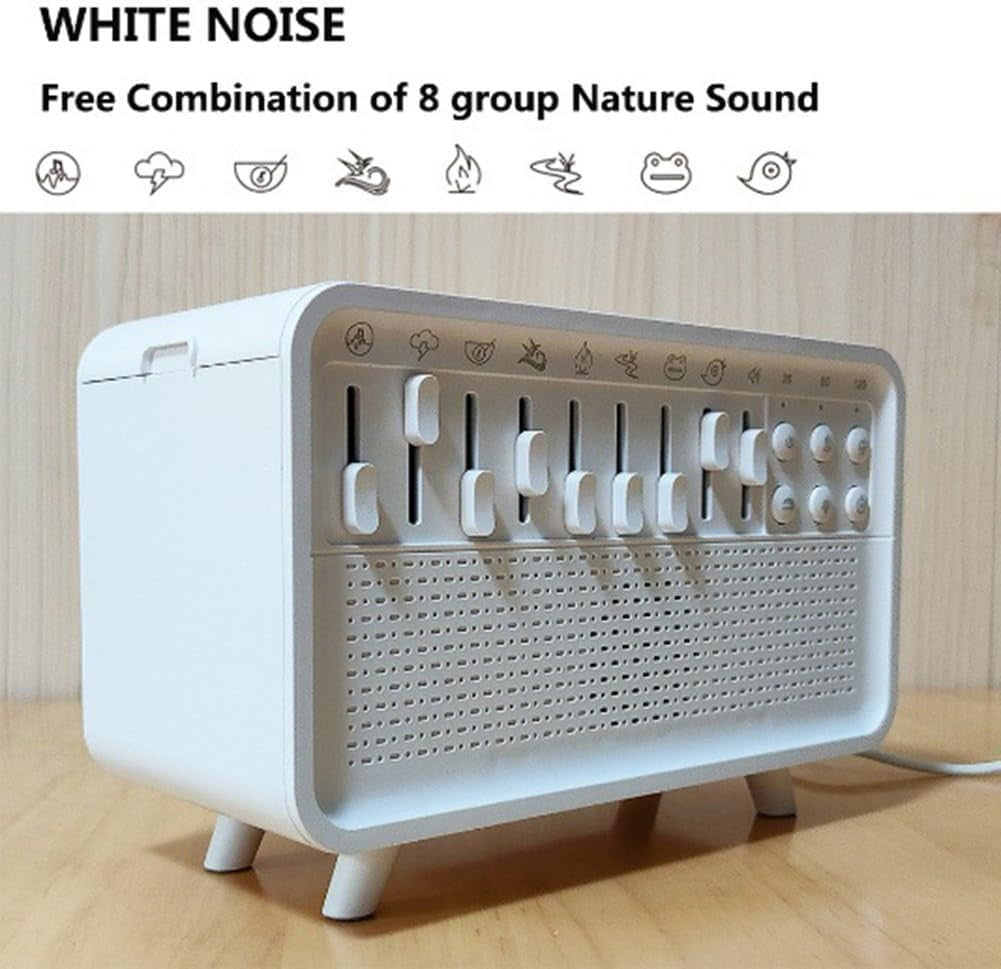 White Noise Machine Humidifier with Aromatherapy & Night Light Sleep Aid