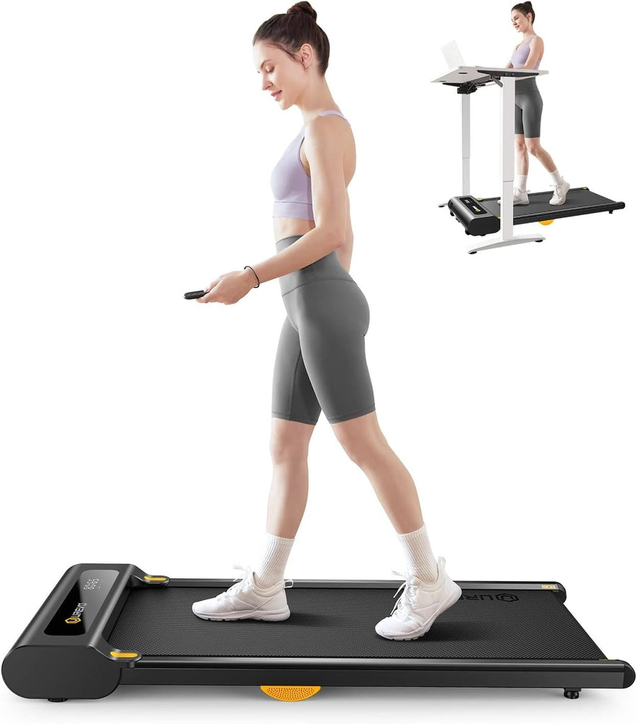 Compact Under Desk Treadmill Walking Pad 0.6-4mph Home Office