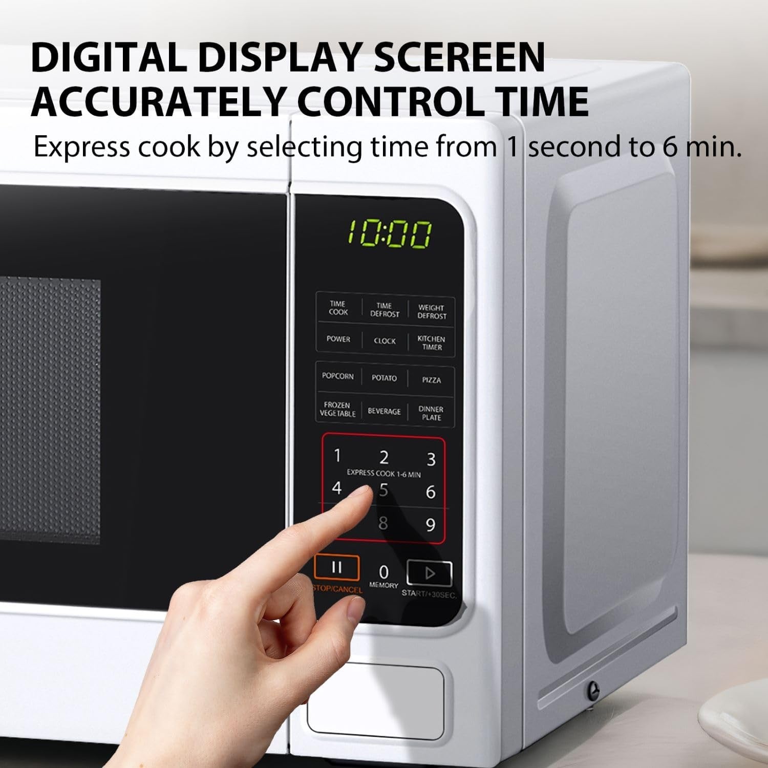 20L 800W Digital Microwave Oven 11 Power Levels Express Cook Kitchen
