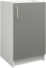 Modern 500mm Grey Matt Kitchen Base Cabinet Cupboard Storage Unit