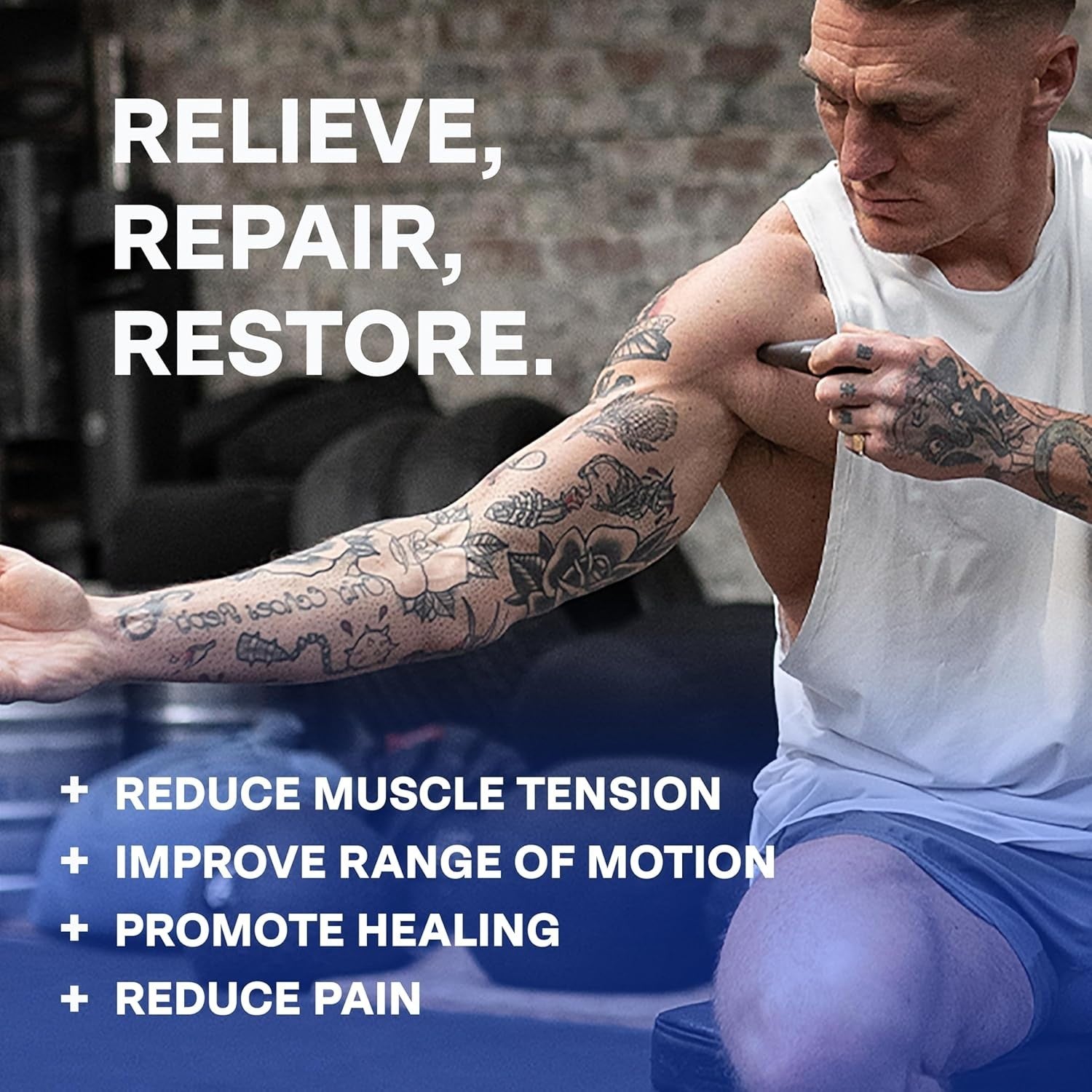 Ultra-Targeted Portable Deep Tissue Massager | Rechargeable Pain Relief Tool