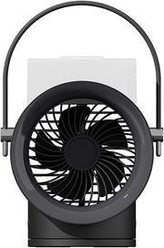 Portable USB Desktop Fan – 3 Speed Rechargeable 350mL Mist Cooling Humidifier