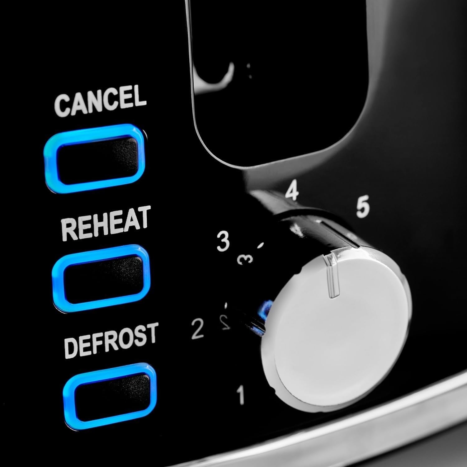 3pc Black Kitchen 20L Microwave 1.7L Kettle Toaster