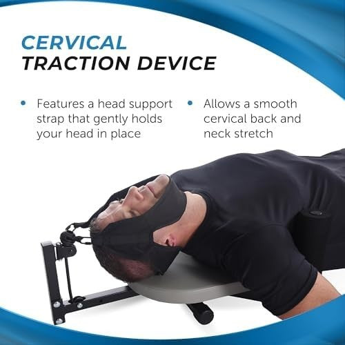 Inline Back Stretch Bench Cervical Traction Up to 250lb