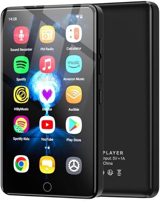 96GB MP3 Player Bluetooth WiFi Touch Screen Android MP4 Music Player
