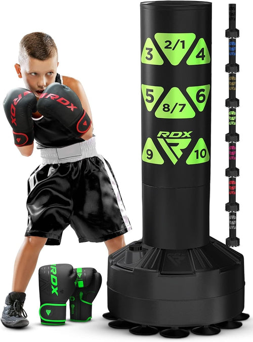 Kids Freestanding Kickboxing Punch Bag 4FT Heavy Target Suction Base