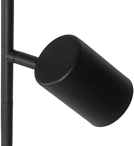 Modern Black Floor Lamp 3 Light Adjustable GU10 Standing Light Tall