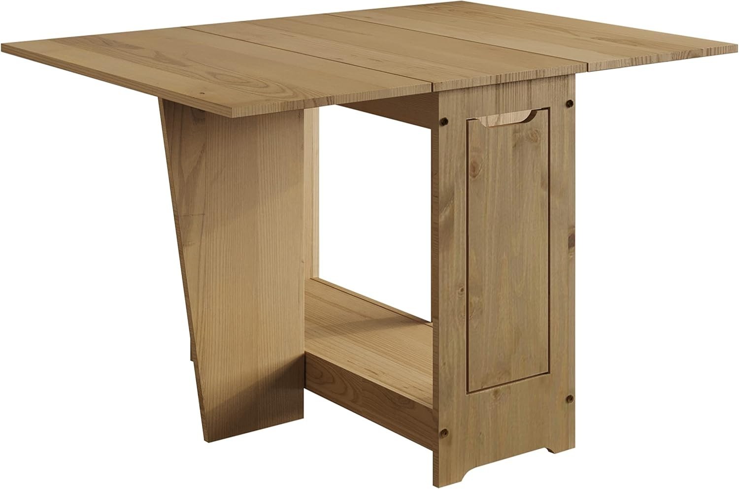Corona Butterfly Extendable Dining Table Solid Pine Antique Wax 4-6 Seater
