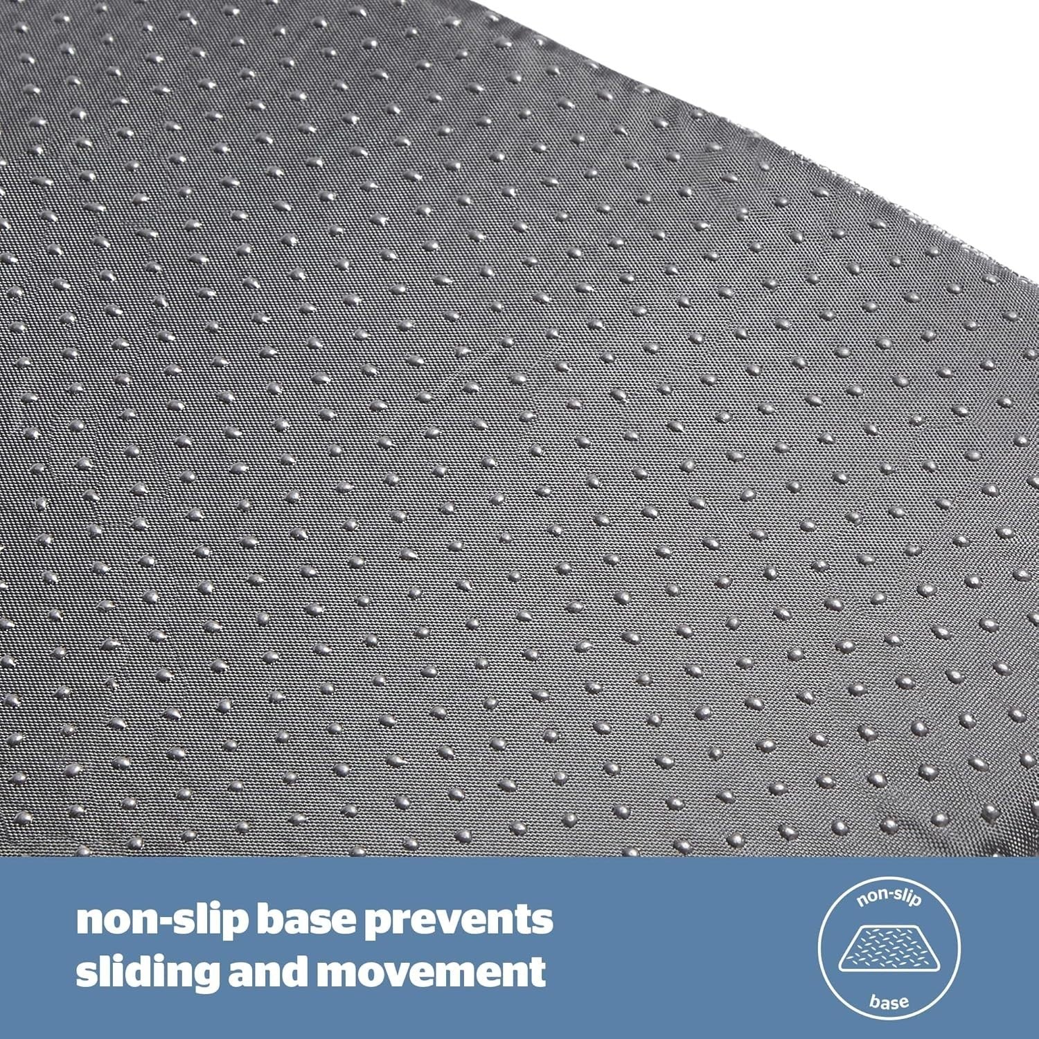 Medium Orthopedic Dog Bed 80x59cm Washable Non Slip Grey