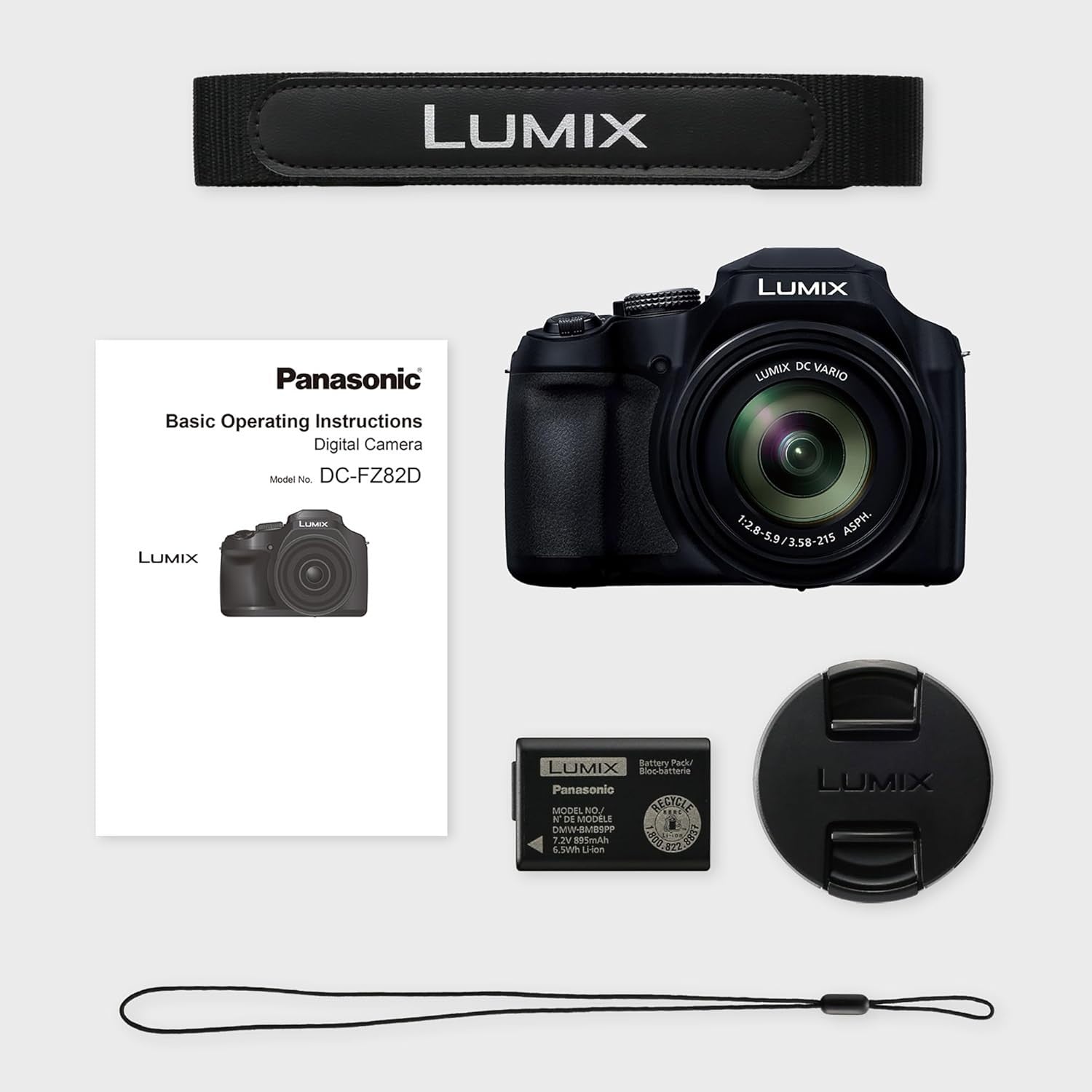 18.1MP 4K Bridge Camera 60X Zoom OLED Viewfinder USB-C Black