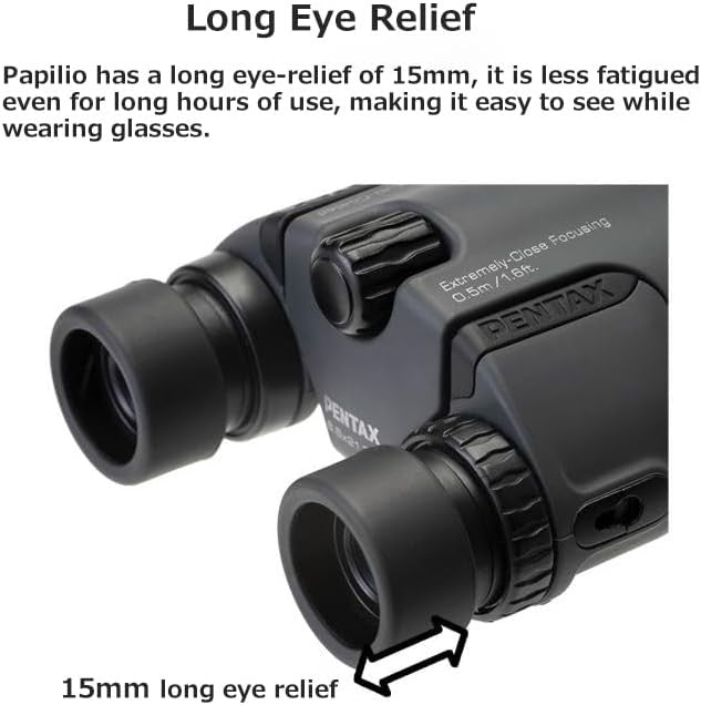 8.5x21 Compact Close Focus Binoculars HD Bak4 Prism Travel Outdoor Viewing