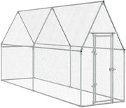 Galvanised Steel Chicken Cage 100x100x190cm Run