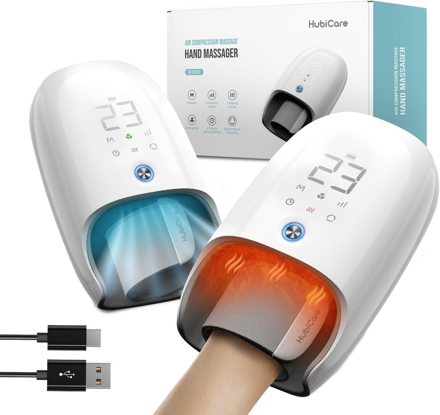 Hand Massager Heat Cold Compression for Arthritis Carpal Tunnel Relief