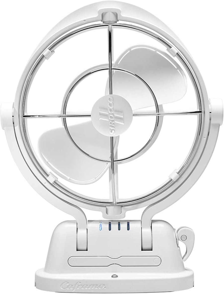 3-Speed 360° Gimbal Fan 12/24V Marine RV Boat Camper Cooling Ventilation White
