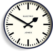 30cm Modern Wall Clock Silent Quartz Station Style Round Clock Home Office