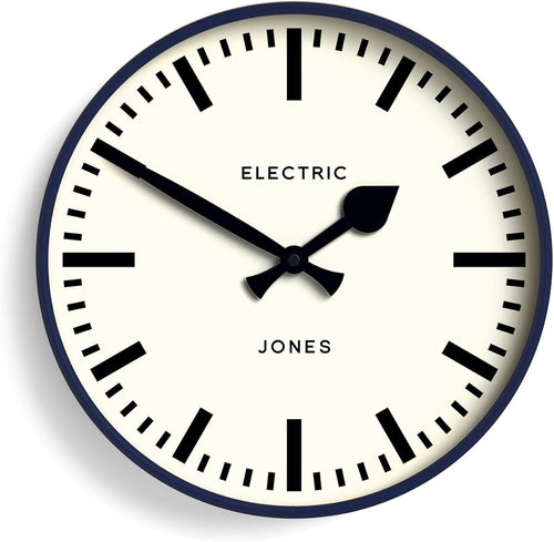 30cm Modern Wall Clock Silent Quartz Station Style Round Clock Home Office