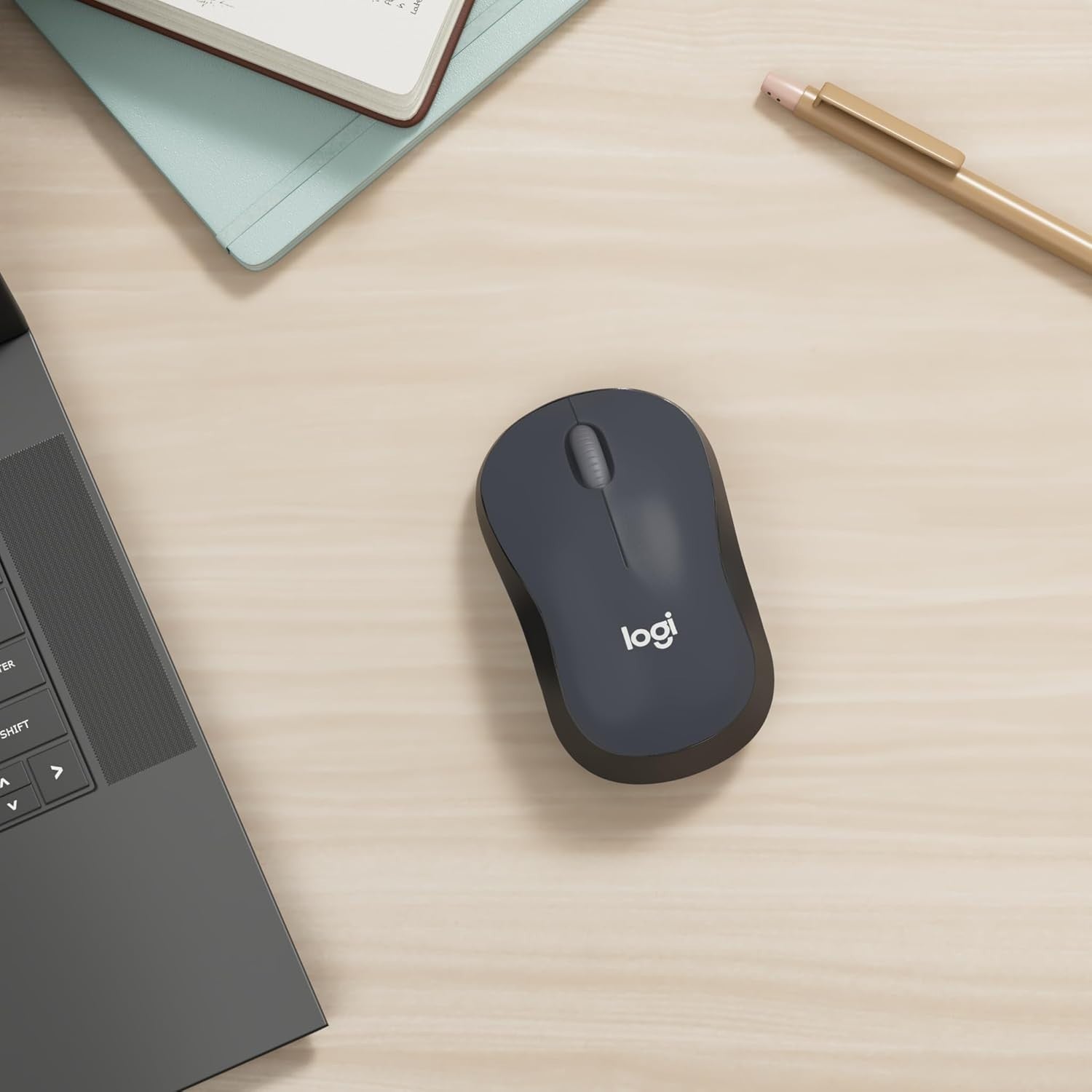Silent Wireless Mouse USB Receiver Quiet Clicks Ergonomic Laptop PC Office