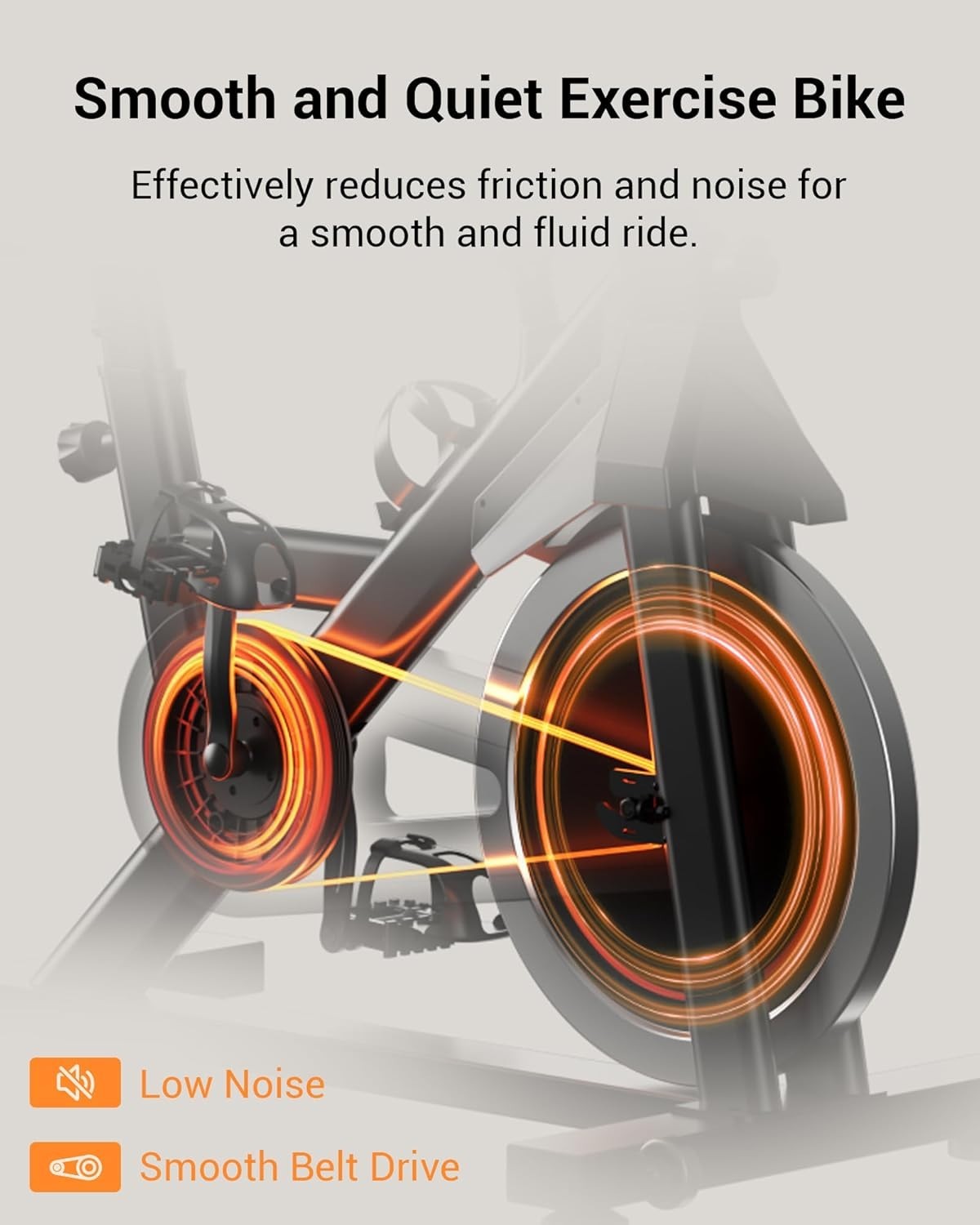 Magnetic Spin Bike w/ 0–100 Resistance, LCD Holder, Adjustable Seat 136kg Cap