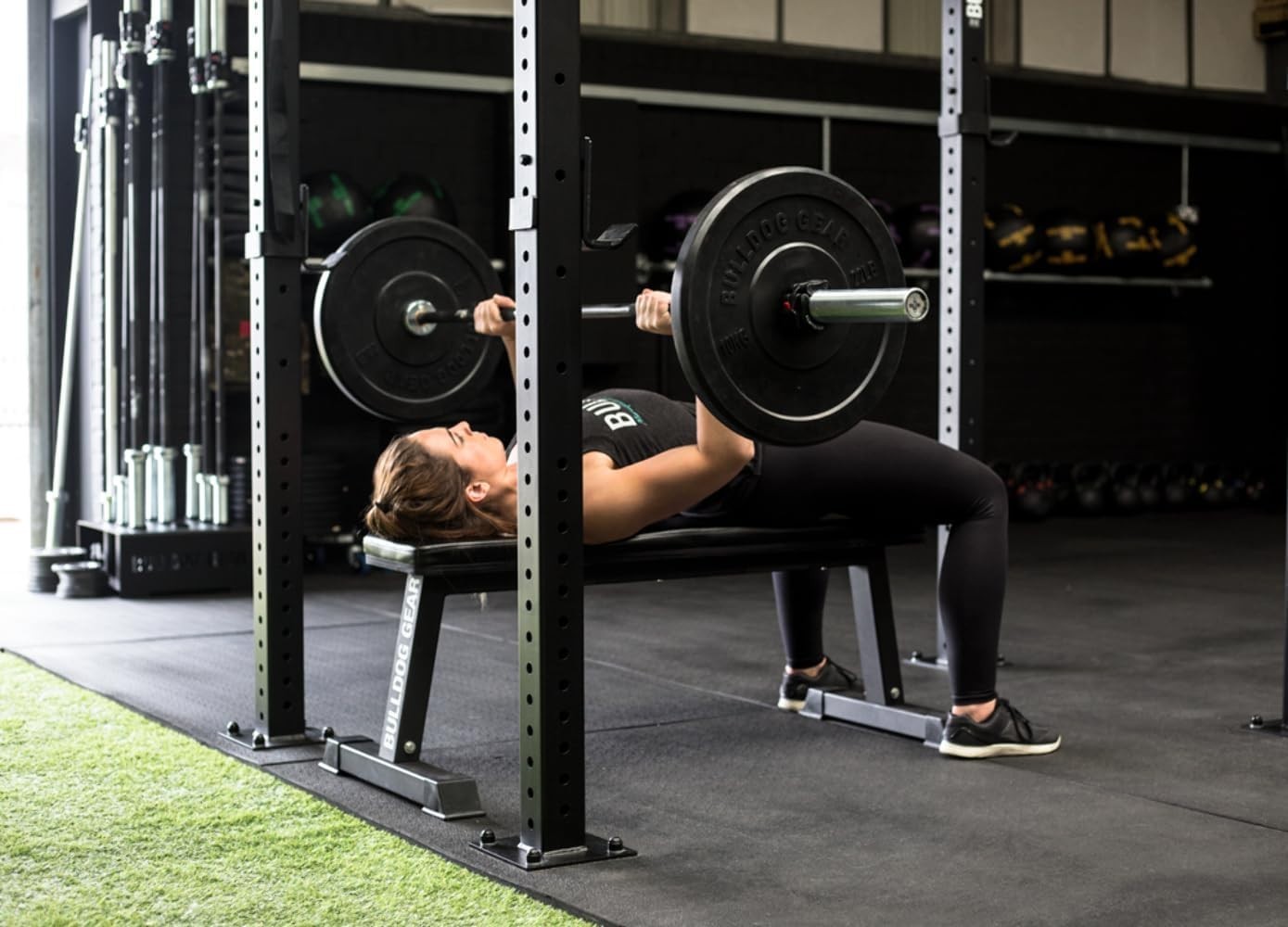 Commercial Flat Weight Bench 450kg Heavy Duty Steel Home Gym