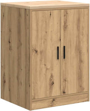 Garage Storage Cabinet 60x51x85 cm - Solid Pine Worktop & Spacious Organizer