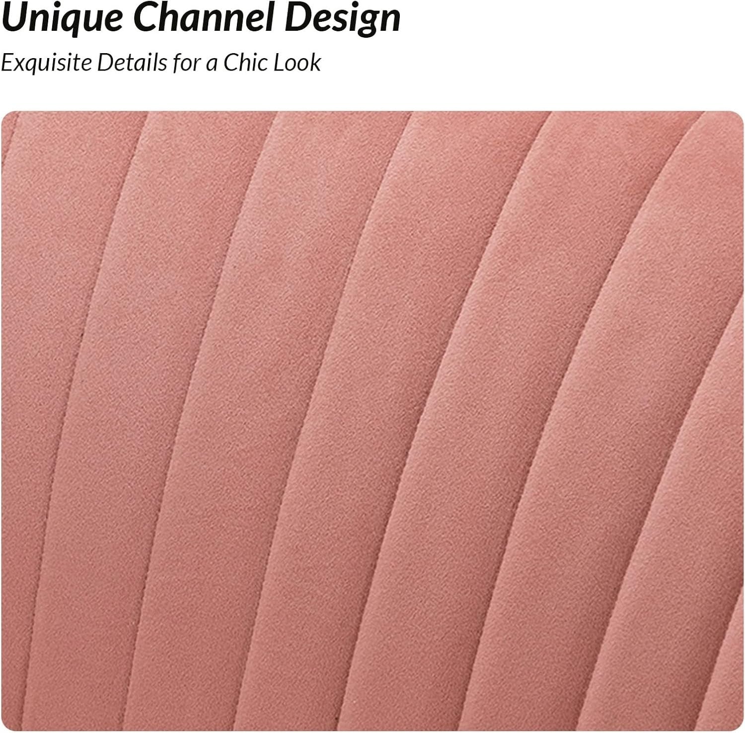 Pink Velvet 2 Seater Sofa with Gold Legs Compact Loveseat for Lounge Flat