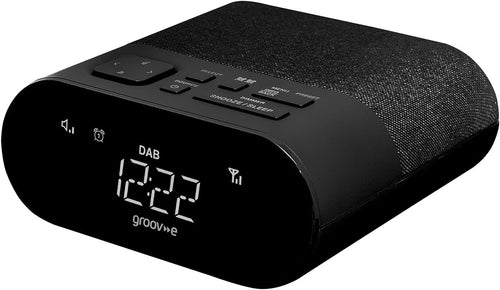 DAB DAB+ FM Clock Radio LED Display USB Charging Dual Alarm Presets