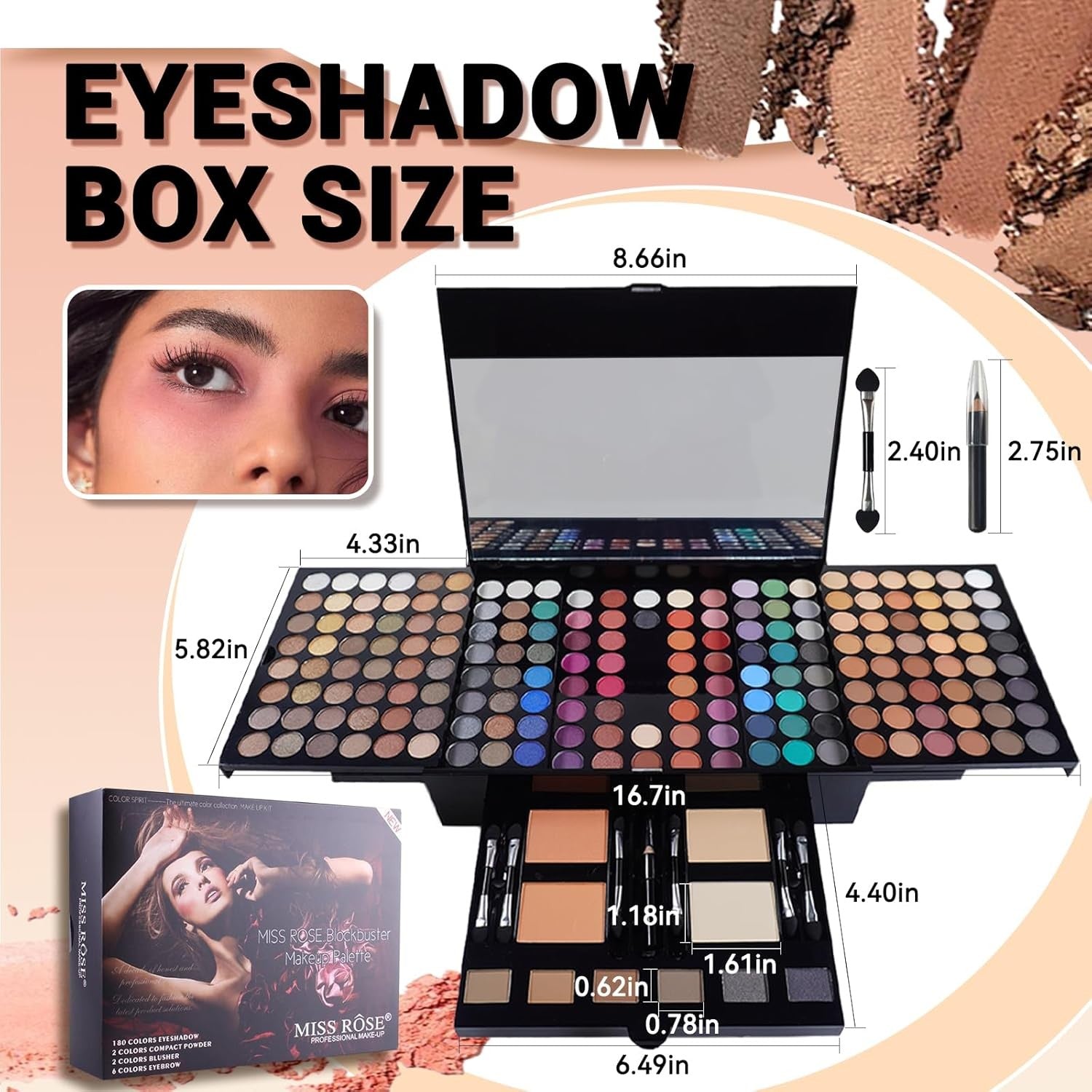 Pro Makeup Kit All in One Starter Gift Set Palette