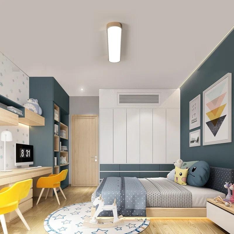 100CM Dimmable LED Ceiling Light Gold Remote Flush Mount Lamp 2880LM