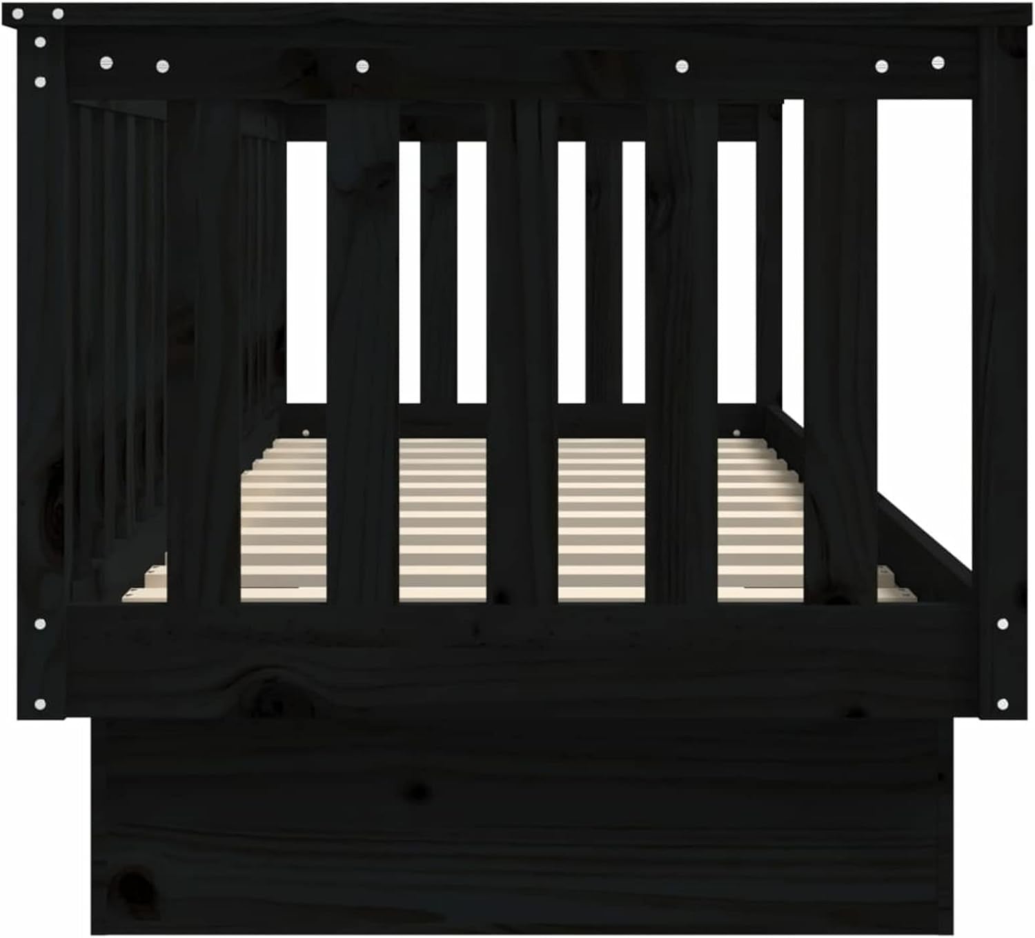 Solid Pine Wood Daybed Sofa Bed 90x190cm | Rustic Indoor & Outdoor Sofa