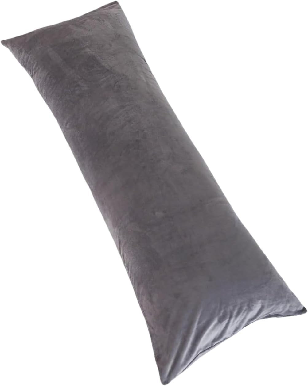 Memory Foam Body Pillow 20x60 Firm Support for Side Sleepers Grey