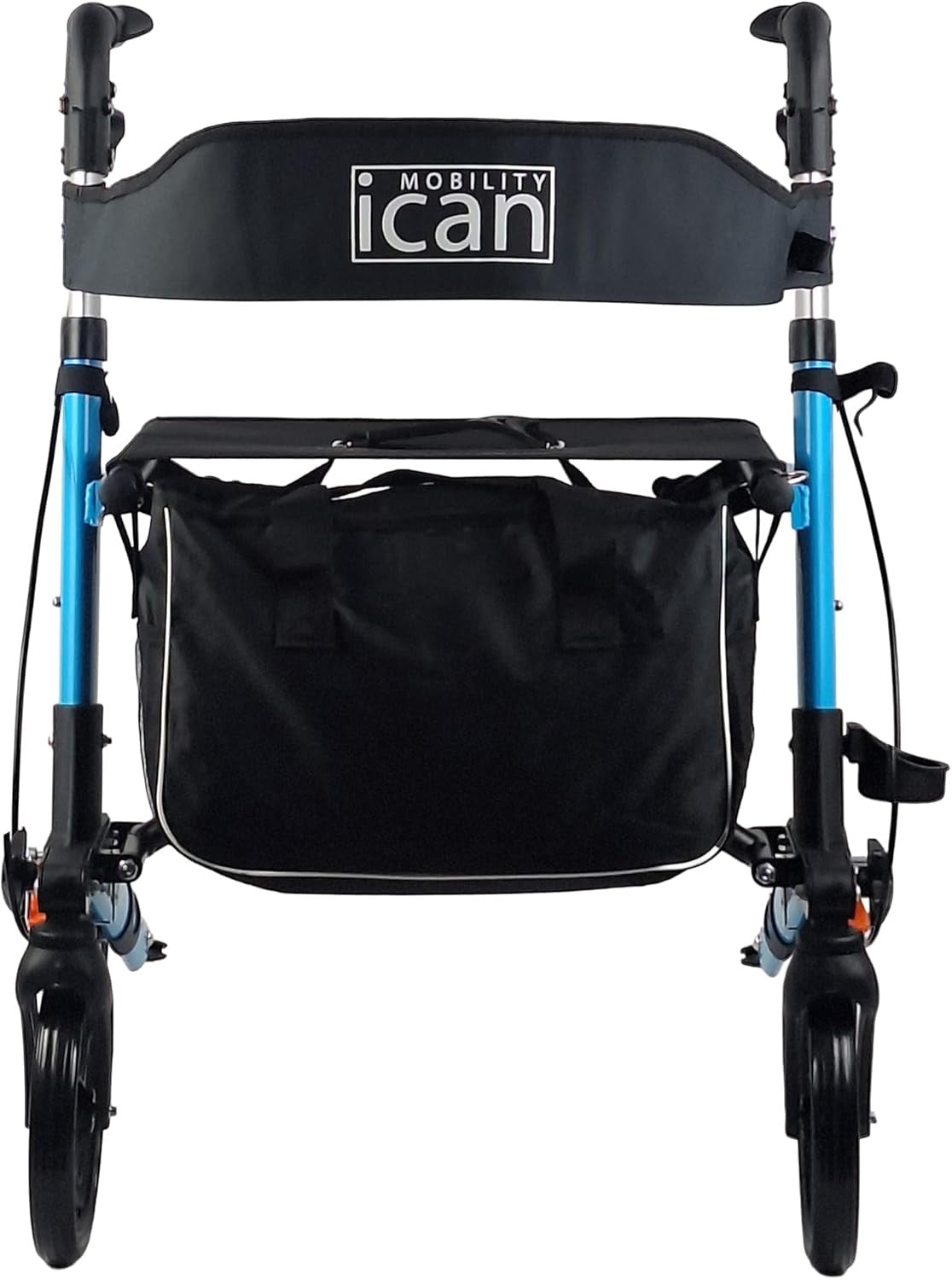 Ultra Lightweight 4 Wheel Rollator Walker with Seat Folding Adjustable Handles