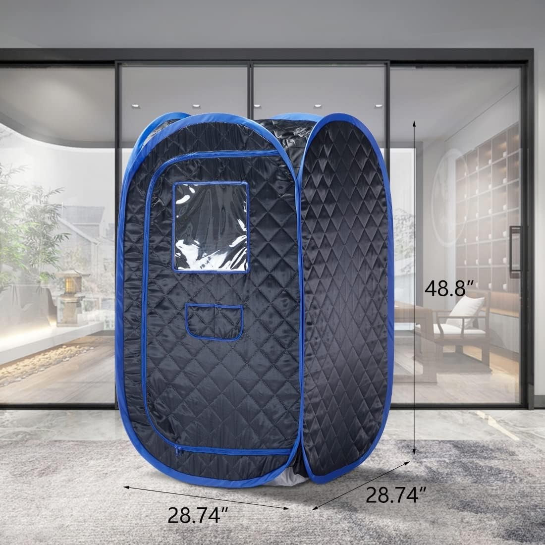 Portable Full Body Sauna Tent Foldable Home Spa Detox Cabin No Steamer Compact