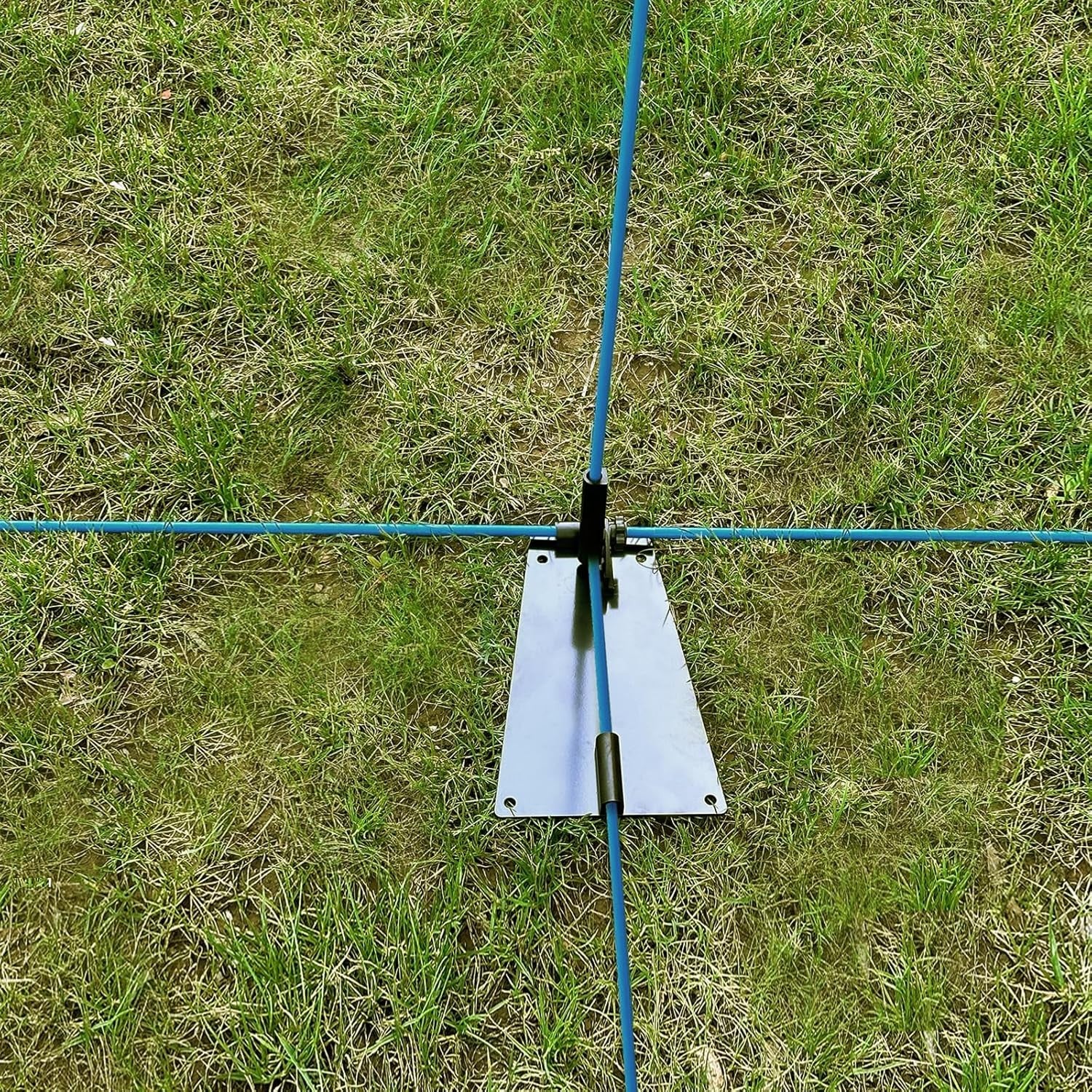 Golf Swing Trainer Plate Metal Practice Aid Adjustable Angle Base